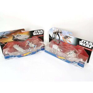 Hot Wheels Star Wars  Diecast Vehicle Lot 2 Transporter X-wing & AT Snowspeeder